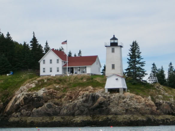 Lighthouse on Swan's Island, Maine